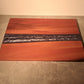 Epoxy Schneide- Servierbrett aus Elsbeere